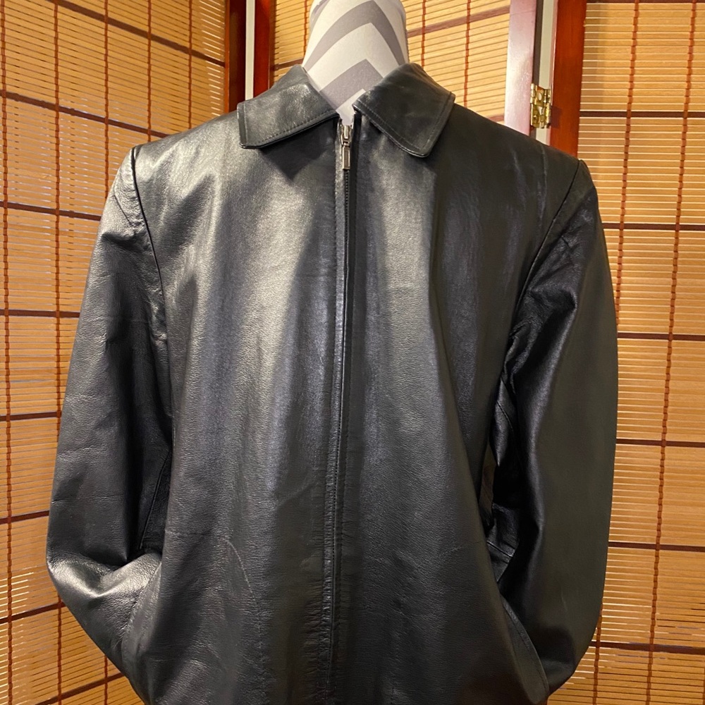Genuine Leather Black Jacket